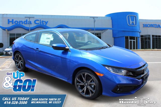 New 2019 Honda Civic Coupe Sport Front Wheel Drive Two Door Coupe